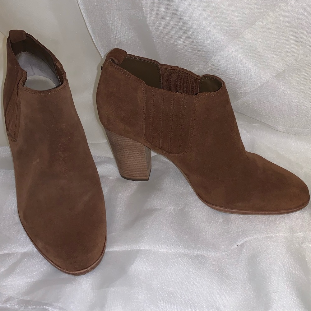 Michael Kors Tan Suede Booties